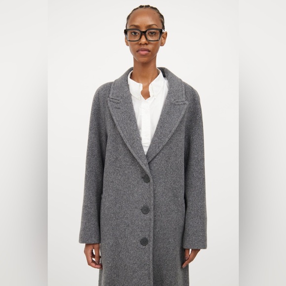 Burberry Grey Wool Coat - Picture 2 of 10